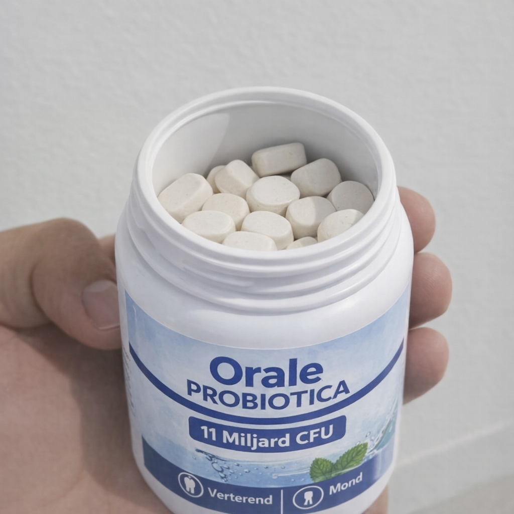 Mondly bouteille geopend met tabletten